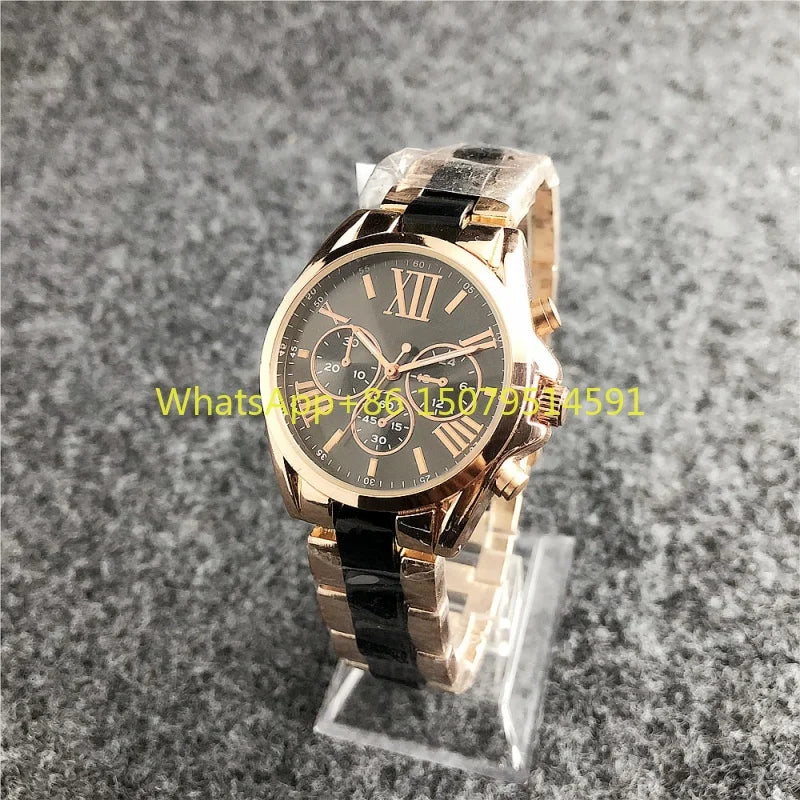 Nuovi orologi da polso da donna in acciaio inossidabile, orologi al quarzo da donna, orologi eleganti da donna di marca di lusso, orologi da donna