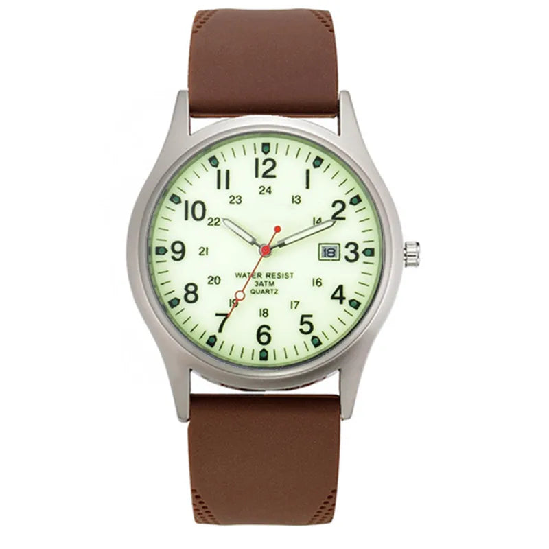 Orologi economici di marca da uomo Studenti Moda Casual Cinturino in silicone Sport Militare Data Orologio da polso al quarzo Nero Relogio Masculino