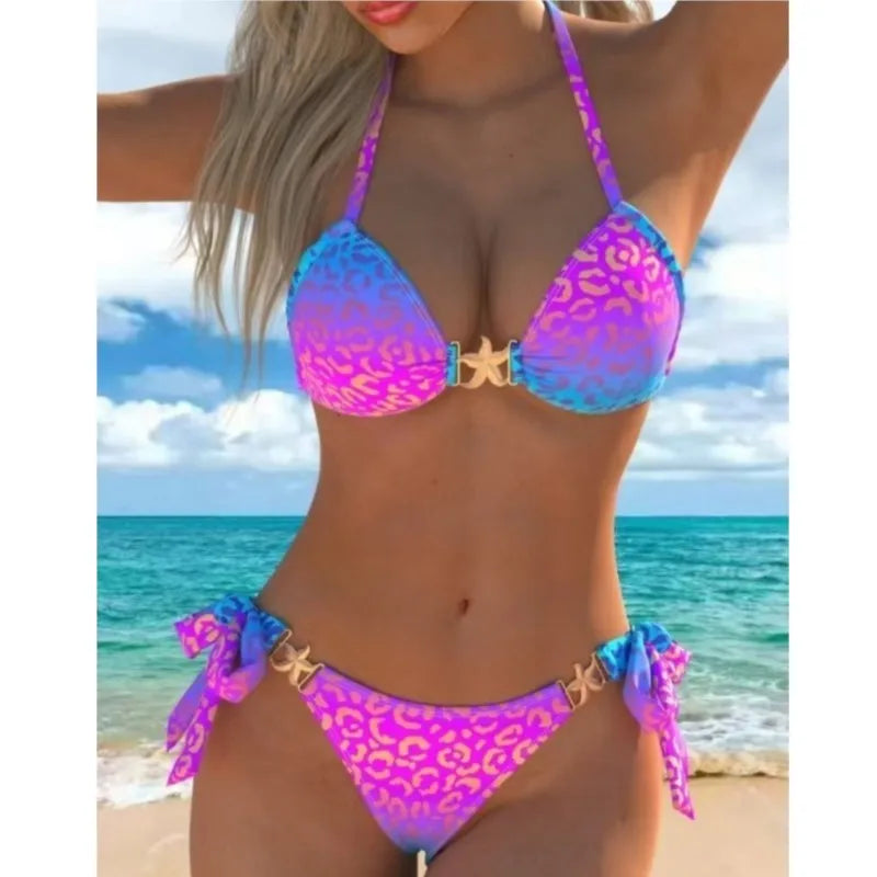 Costumi da bagno Donna Costume da bagno Bikini sexy Nuovo bikini push up Set Costume da bagno brasiliano Donna Beachwear Biquini Abiti a due pezzi 2025