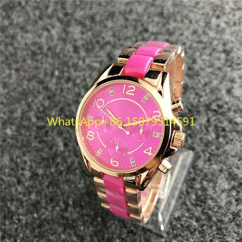 Nuovi orologi da polso da donna in acciaio inossidabile, orologi al quarzo da donna, orologi eleganti da donna di marca di lusso, orologi da donna