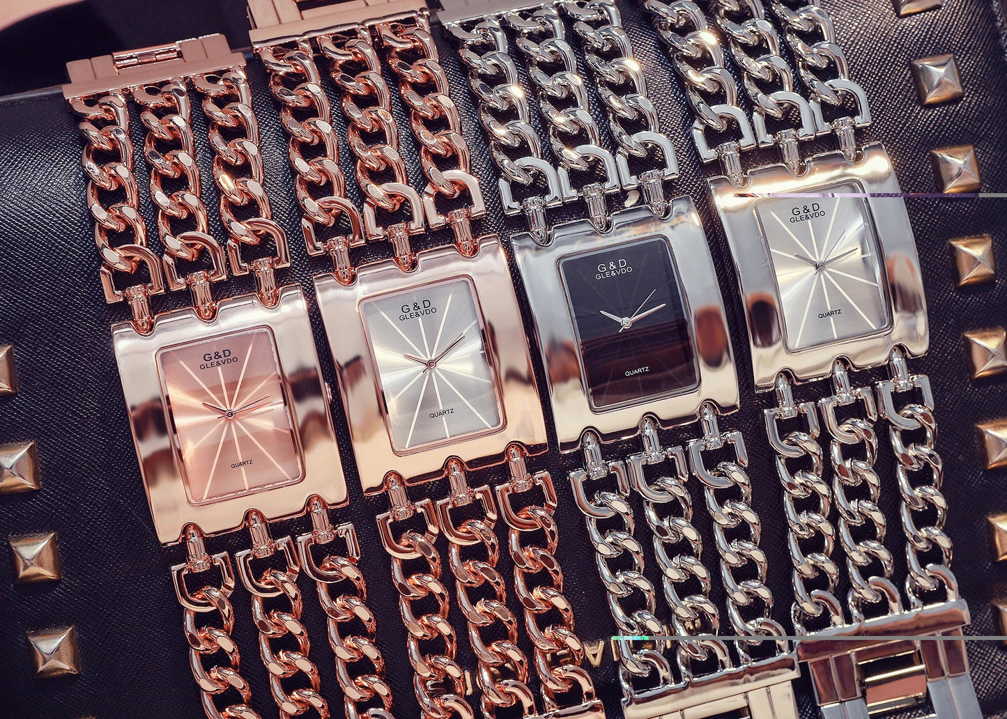 Orologio da donna di marca di lusso Abito con strass Orologi da polso da donna Eleganti orologi femminili in oro per le donne Montre Femme 2025