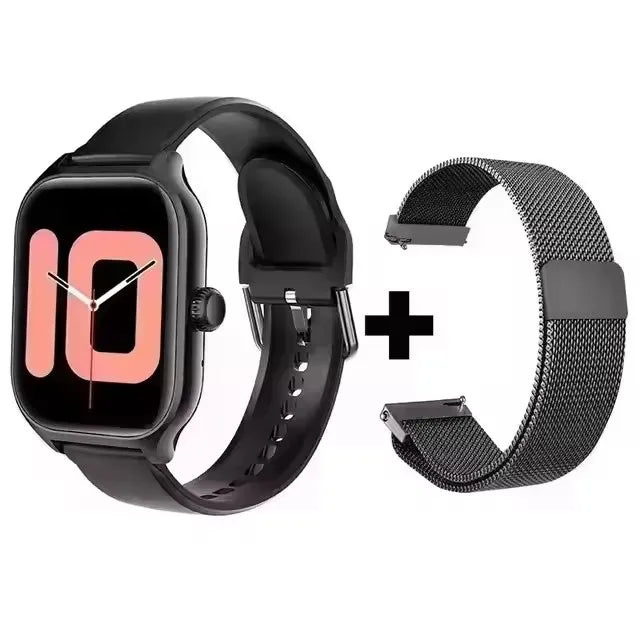 Smartwatch 2025 per Android e iOS, Schermo a Colori da 2,01 Pollici, Risposta alle Chiamate Bluetooth, Orologio Fitness Tracker per Donne e Uomini