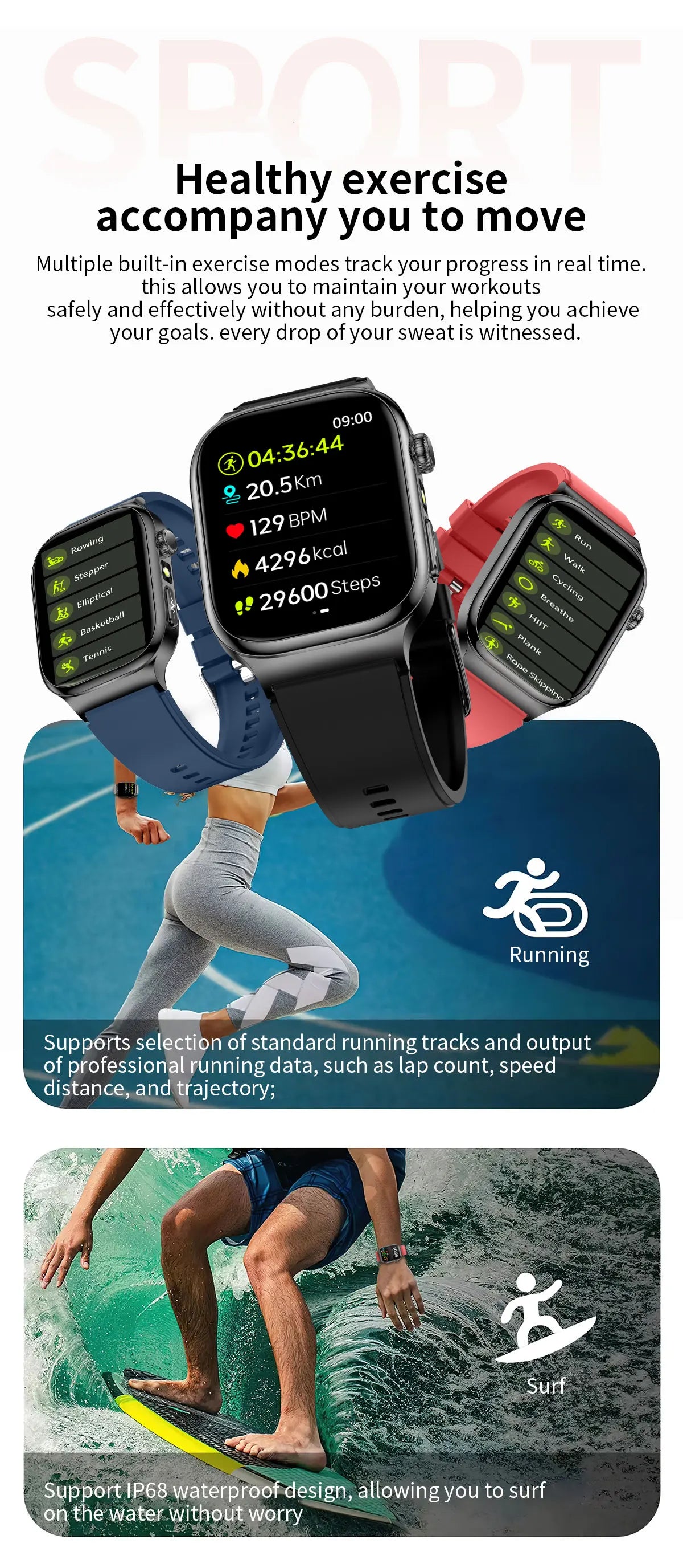 2026 Nuovo Misurazione Accurata Salute Smart Watch ECG + PPG Acido Urico Pressione Sanguigna Lipidi Nel Sangue Chiamata BT Smartwatch Per Le Donne Degli Uomini
