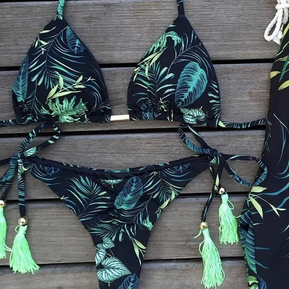 RUOTONGSEPT Bikini da Donna 2022 Nuovo Costume da Bagno Femminile Sexy Set Bikini Push-up per Nuoto e Bagno