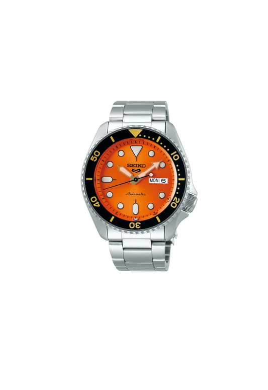 Seiko 5 Sports – Automatico, Orange Dial, 42,5mm, SRPD59K1 – Stile sportivo con carattere deciso