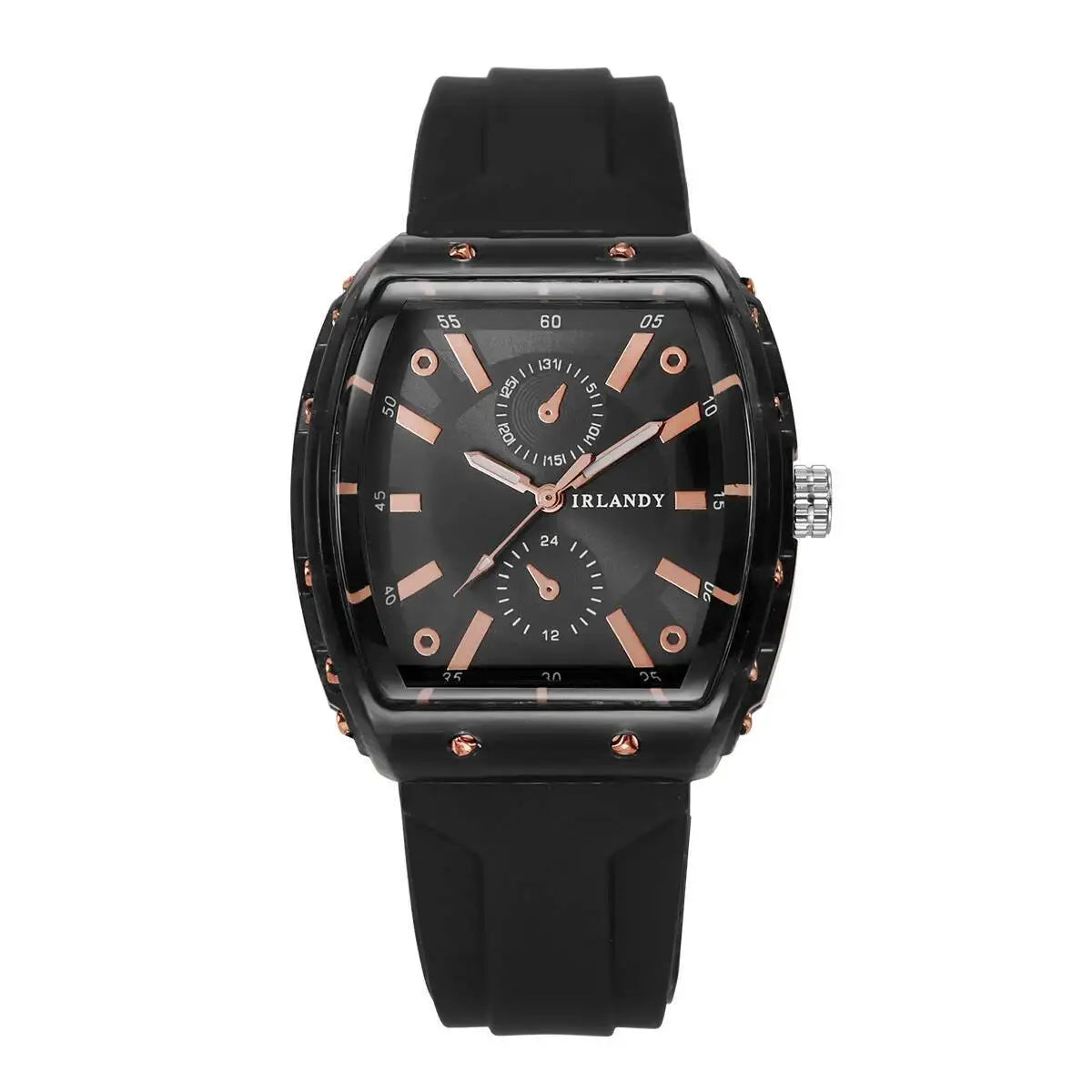Orologi da donna alla moda Orologi da polso al quarzo da donna con cinturino in silicone casual per ragazze Orologio Reloj Mujer (senza scatola)
