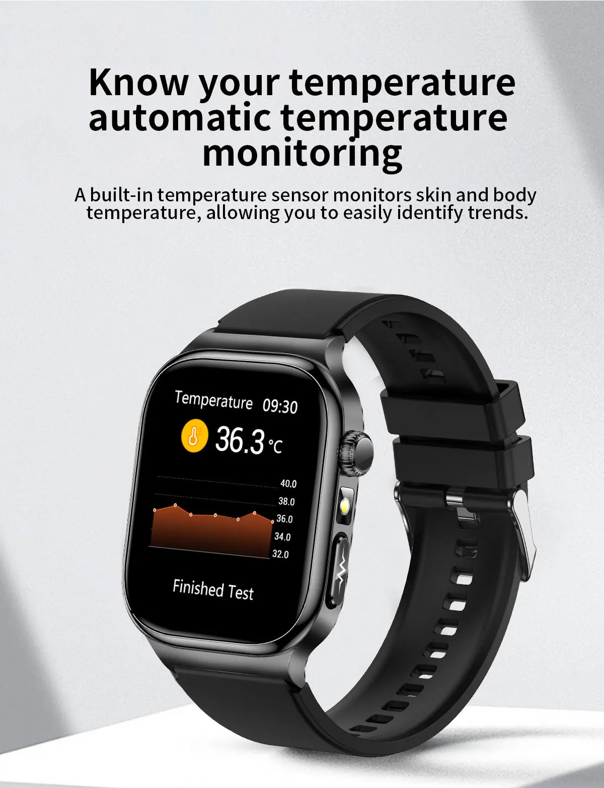 2026 Nuovo Misurazione Accurata Salute Smart Watch ECG + PPG Acido Urico Pressione Sanguigna Lipidi Nel Sangue Chiamata BT Smartwatch Per Le Donne Degli Uomini