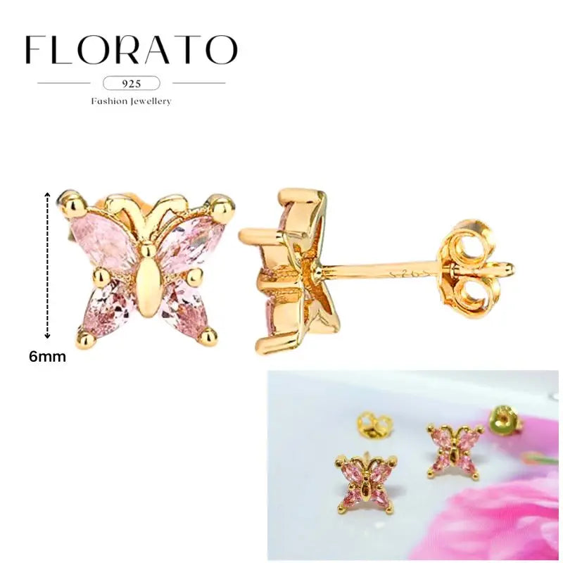 Lussuosa geometria 925 orecchio in argento sterling Ago rosa serie zircone orecchini a cerchio pendenti dolce moda regali di gioielli da sposa