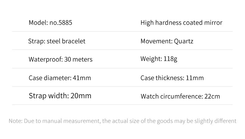 OLEVS Orologi da uomo Trend Luxury Cinturino in acciaio pregiato Grande data Orologio da polso al quarzo di marca originale per uomo Impermeabile luminoso 5885 Nuovo