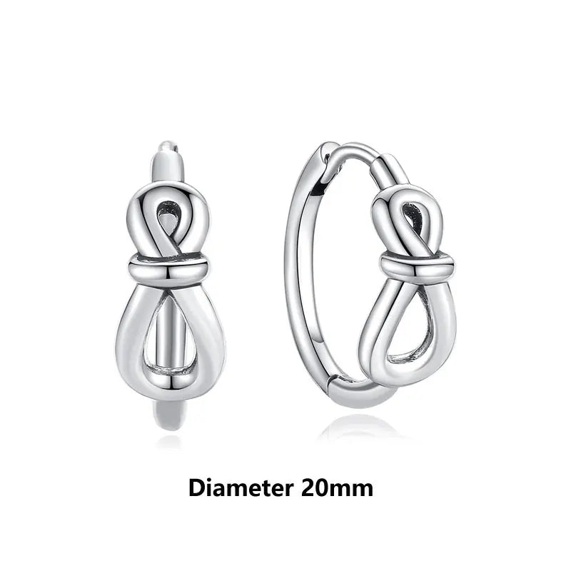 Orecchini Originali in Argento Sterling 925, Modello 2026, a Perno e a Cerchio con Cristalli, per Donna, in Oro Rosa, con Corona, Cuore, Infinito, Ape, Gioielli