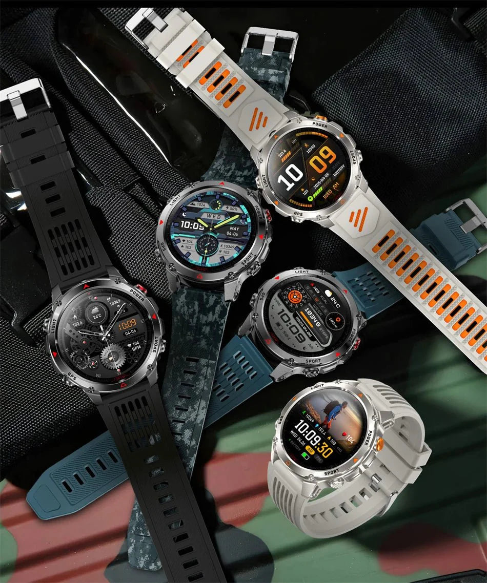 Nuovo T-Rex3 Ultra 1100mAh Batteria Smart Watch GPS Track Bussola IP69K Impermeabile Sport tracker All'aperto Militare Smartwatch