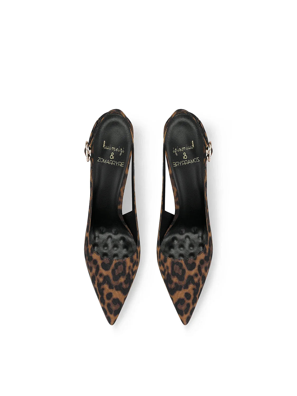 2025 Spring New Leopard Pattern Pointed French Luxury Small Comfortable Thin Heel Versatile High Heel Sandals for Women