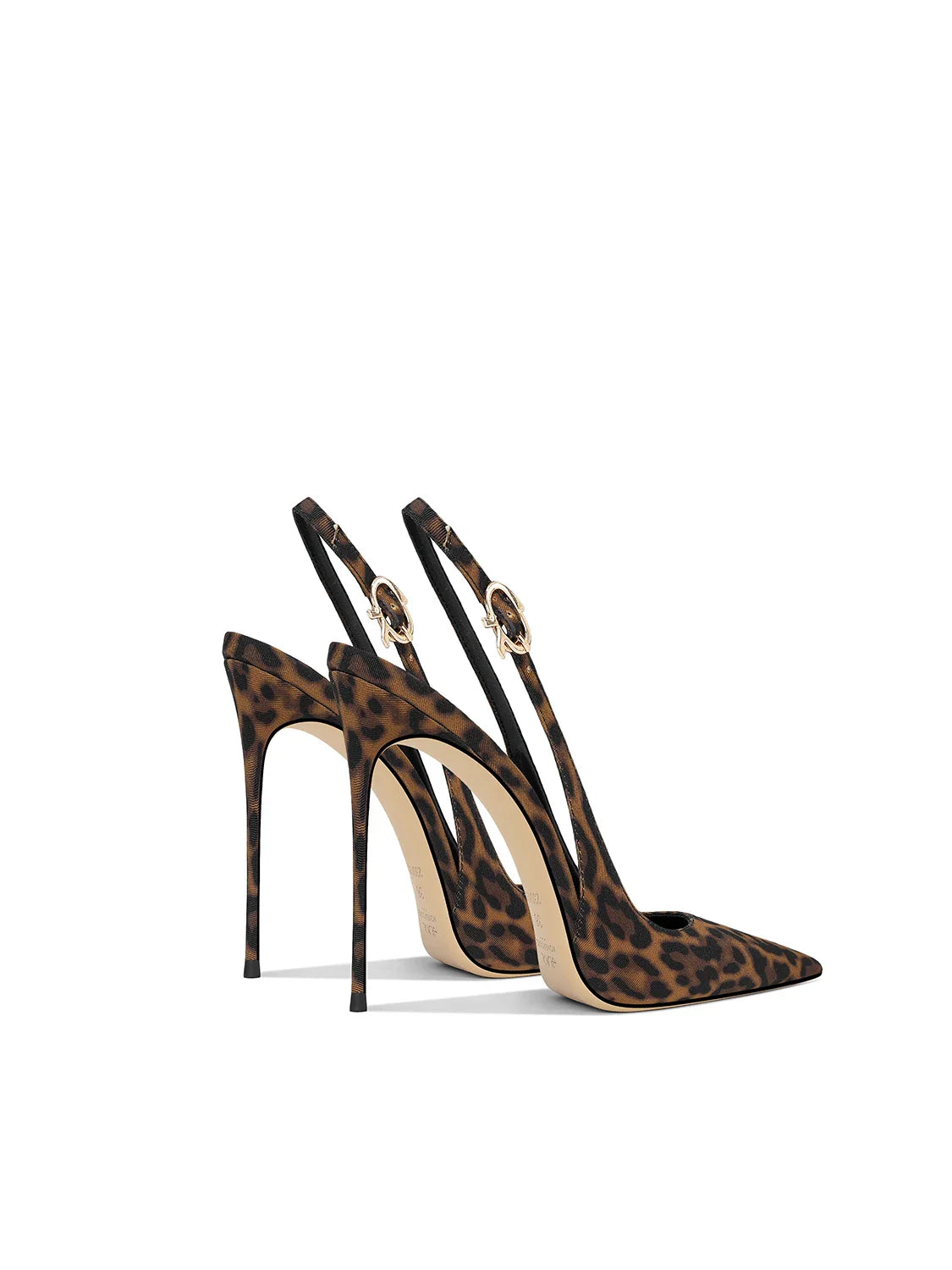 2025 Spring New Leopard Pattern Pointed French Luxury Small Comfortable Thin Heel Versatile High Heel Sandals for Women
