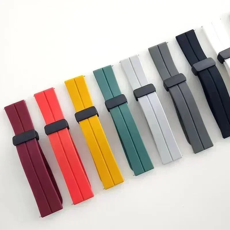22mm 20mm cinturino magnetico in silicone per Omega X Swatch Joint MoonSwatch cinturino per Xiaomi Watch S4 S3 S2 S1/Huawei GT6Pro GT6 5 4 46