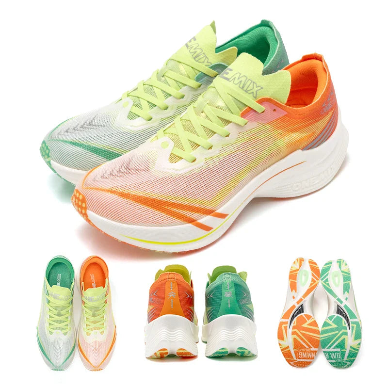 ONEMIX 2026 Tupo Nuove Scarpe da Corsa Marathon con Piastra in Carbonio, Supporto Stabile per Assorbimento degli Urti, Sneakers Ultraleggere con Rimbalzo