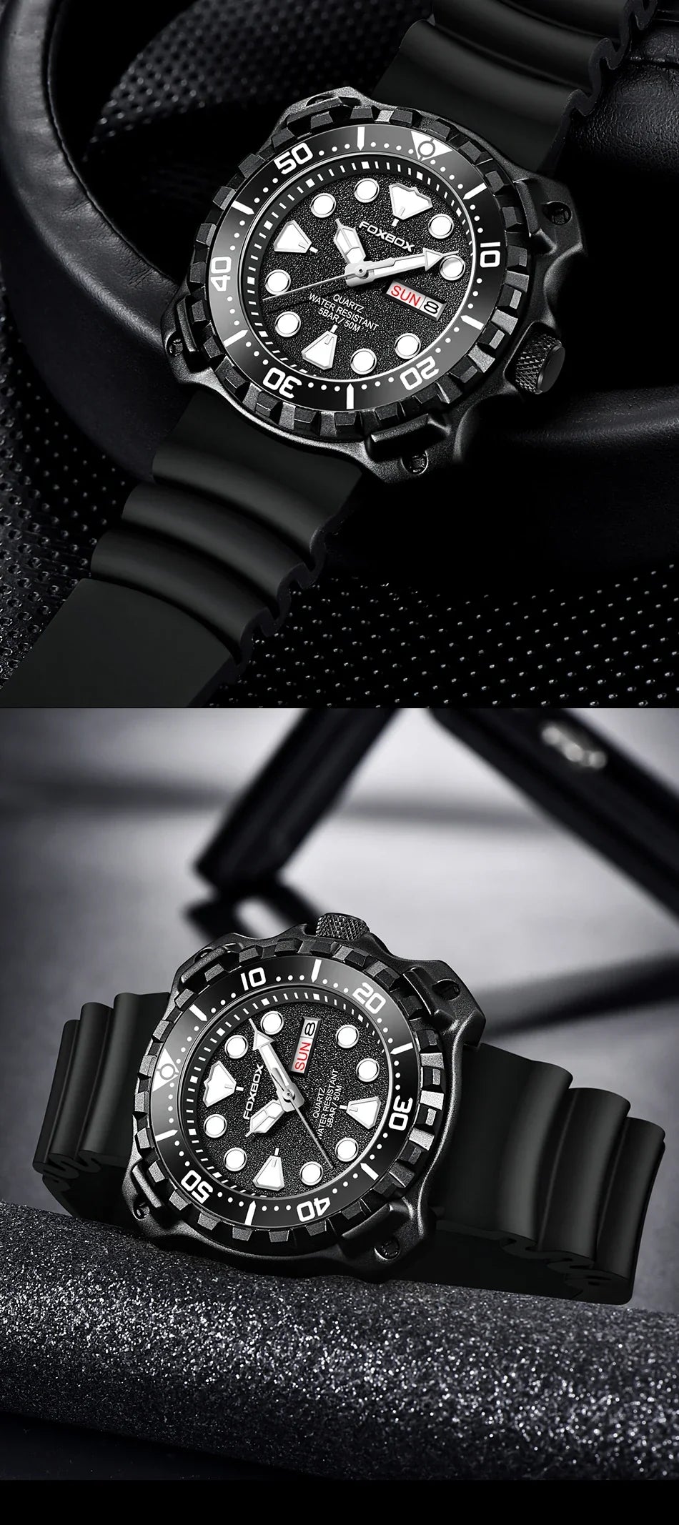 Orologio da uomo LIGE 2026 alla moda, orologio sportivo di lusso con quadrante grande, impermeabile, luminoso, al quarzo, con datario, per uomo, marca Foxbox