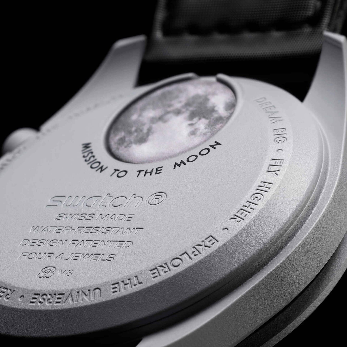 Swatch x Omega MoonSwatch Mission to the Moon SO33M100 – Cronografo quarzo Bioceramic 42mm nero/grigio