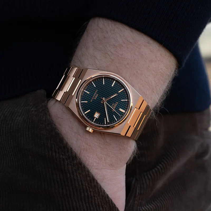 Tissot T137.407.33.041.00 – Automatico Swiss Made, cassa 40mm oro rosa, cinturino intercambiabile