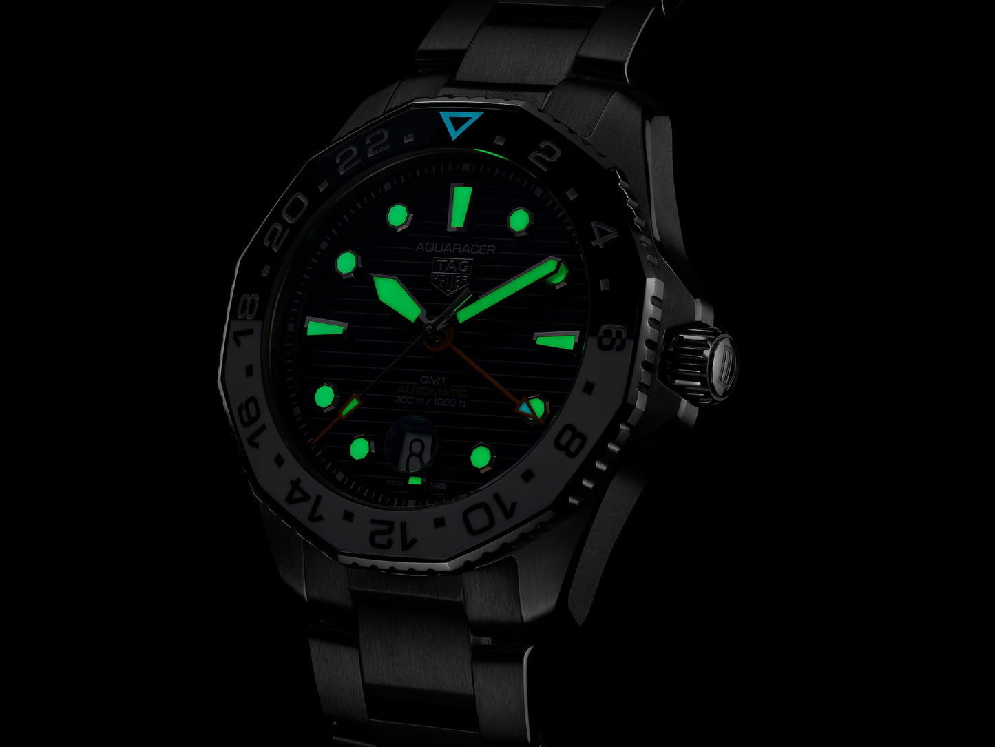 TAG Heuer Aquaracer Professional 300 GMT Automatico Swiss Made Blu 43 mm – WBP2010.BA0632