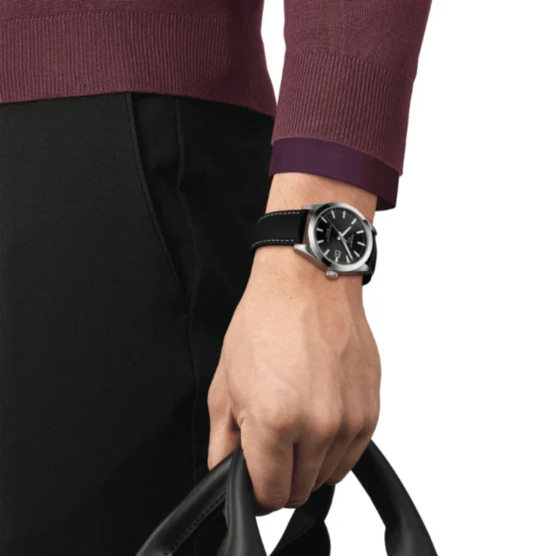 Tissot Gentleman Powermatic 80 Silicium – Automatico, Swiss Made, Nero su Nero, 40mm – T127.407.16.051.00