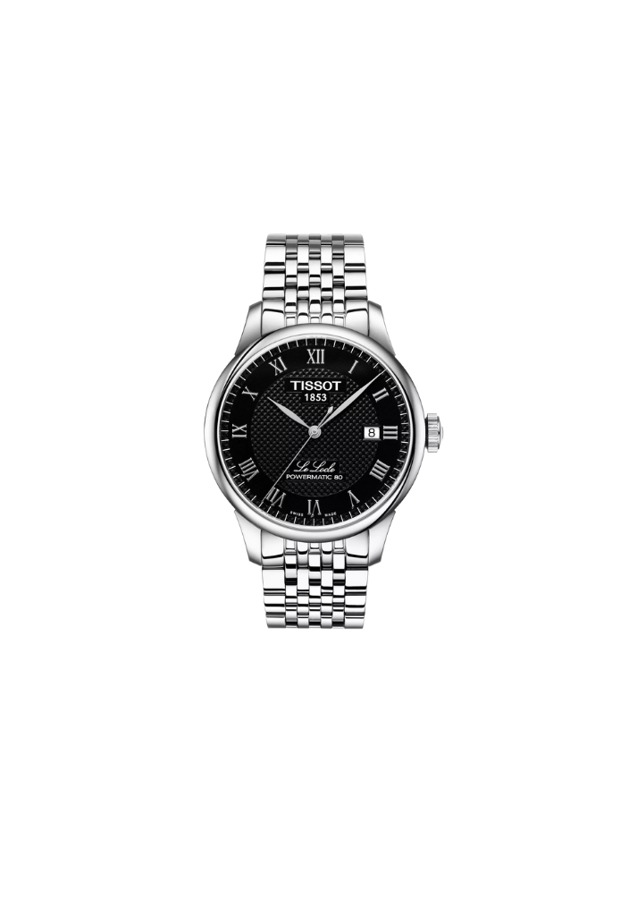Tissot Le Locle Powermatic 80 – Automatico Swiss Made, nero, 39.3mm – Cod. T006.407.11.053.00