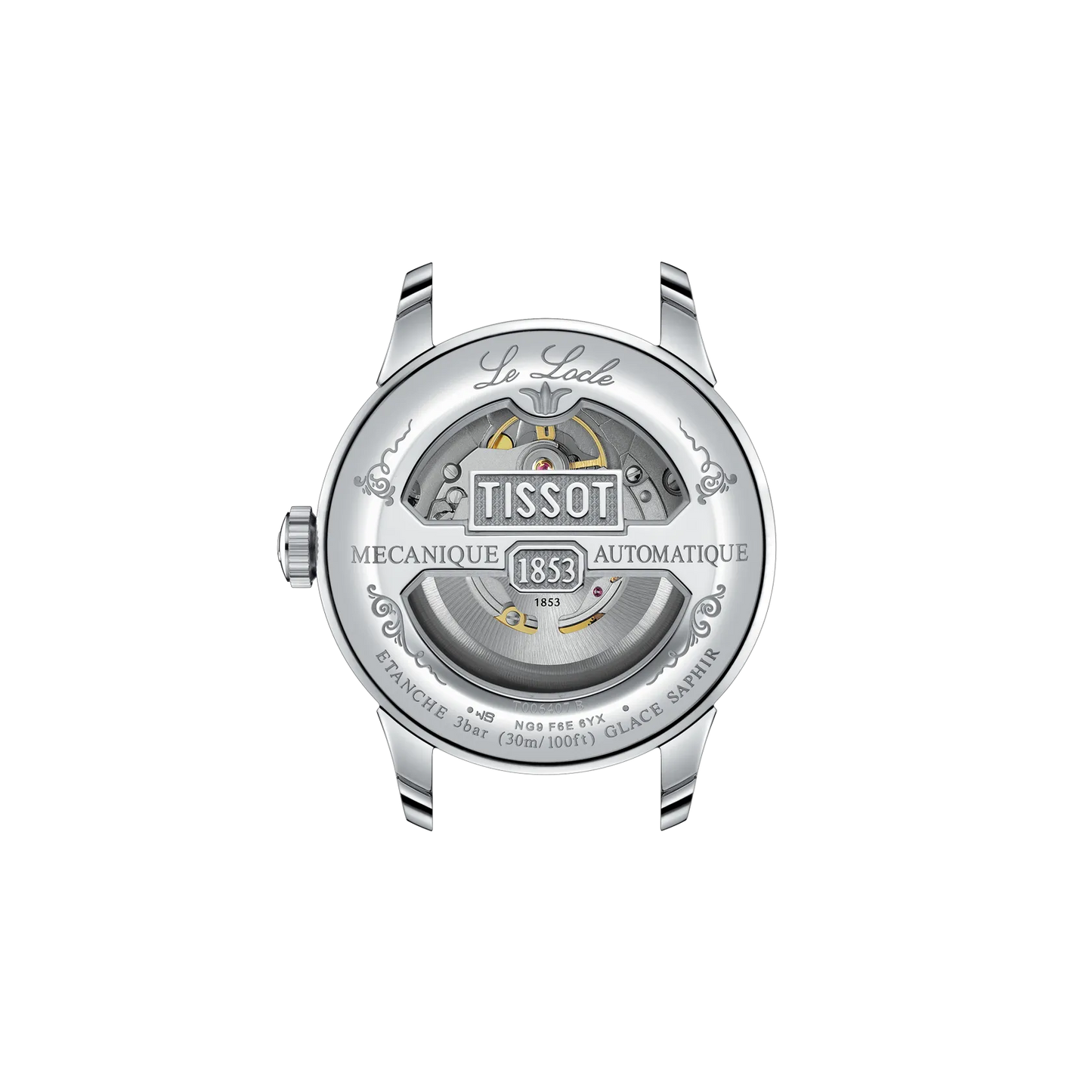 Tissot Le Locle Automatic Swiss Made Nero 39.3mm Cinturino Pelle – T006.407.16.053.00