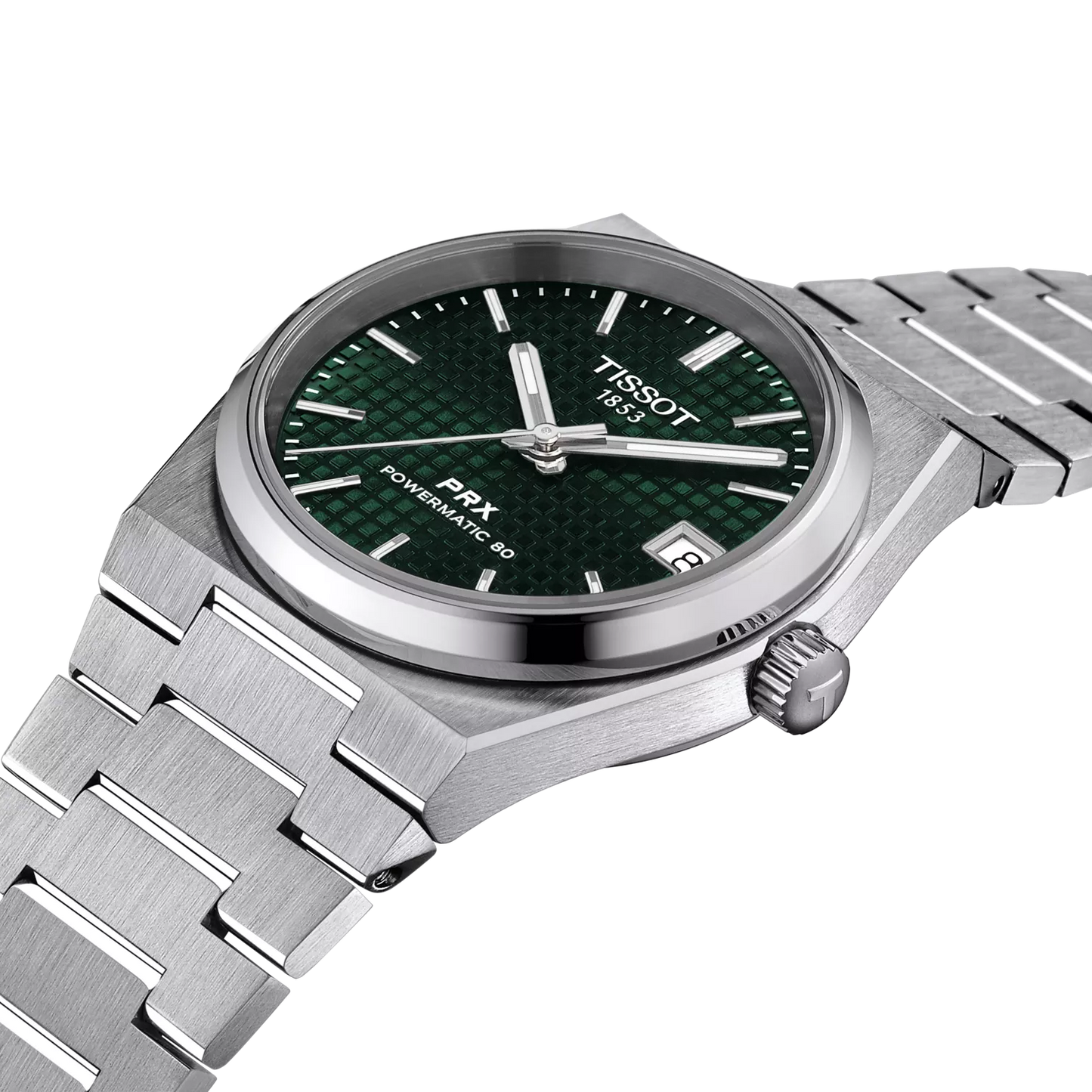 Tissot PRX 35mm – Orologio Automatico Swiss Made, Quadrante Verde, Acciaio, Ref. T137.207.11.091.00