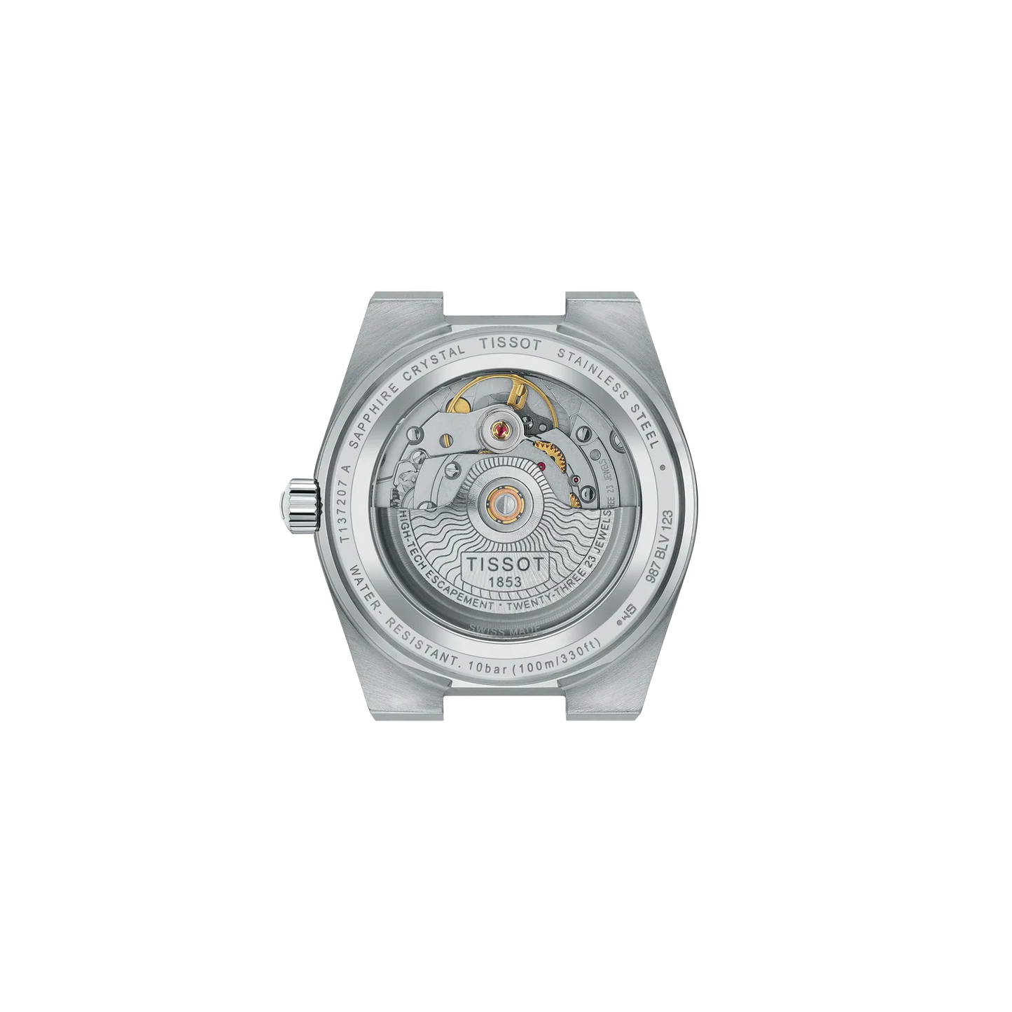Tissot PRX 35mm – Orologio Automatico Swiss Made, Quadrante Blu Scuro, Acciaio, Ref. T137.207.11.041.00