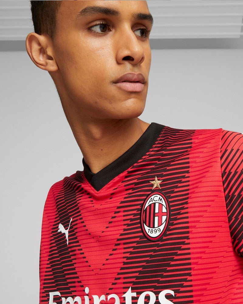 Maglia Calcio Puma AC MIlan Home Maniche Lunghe Long Sleeves 2023/2024