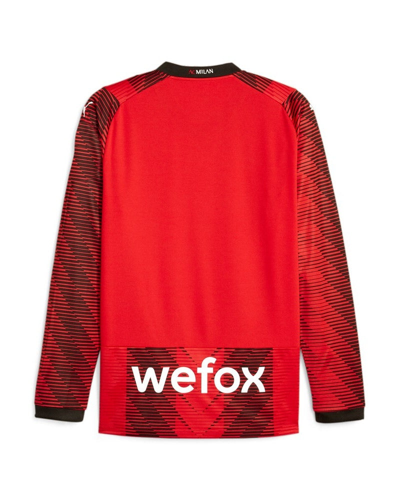 Maglia Calcio Puma AC MIlan Home Maniche Lunghe Long Sleeves 2023/2024