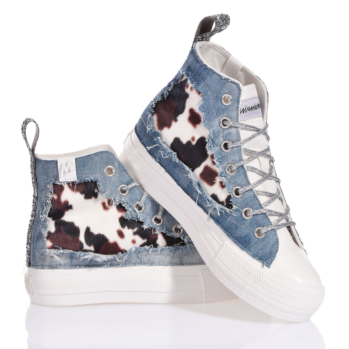 Mimanera Airlines Platform Denim Cow
