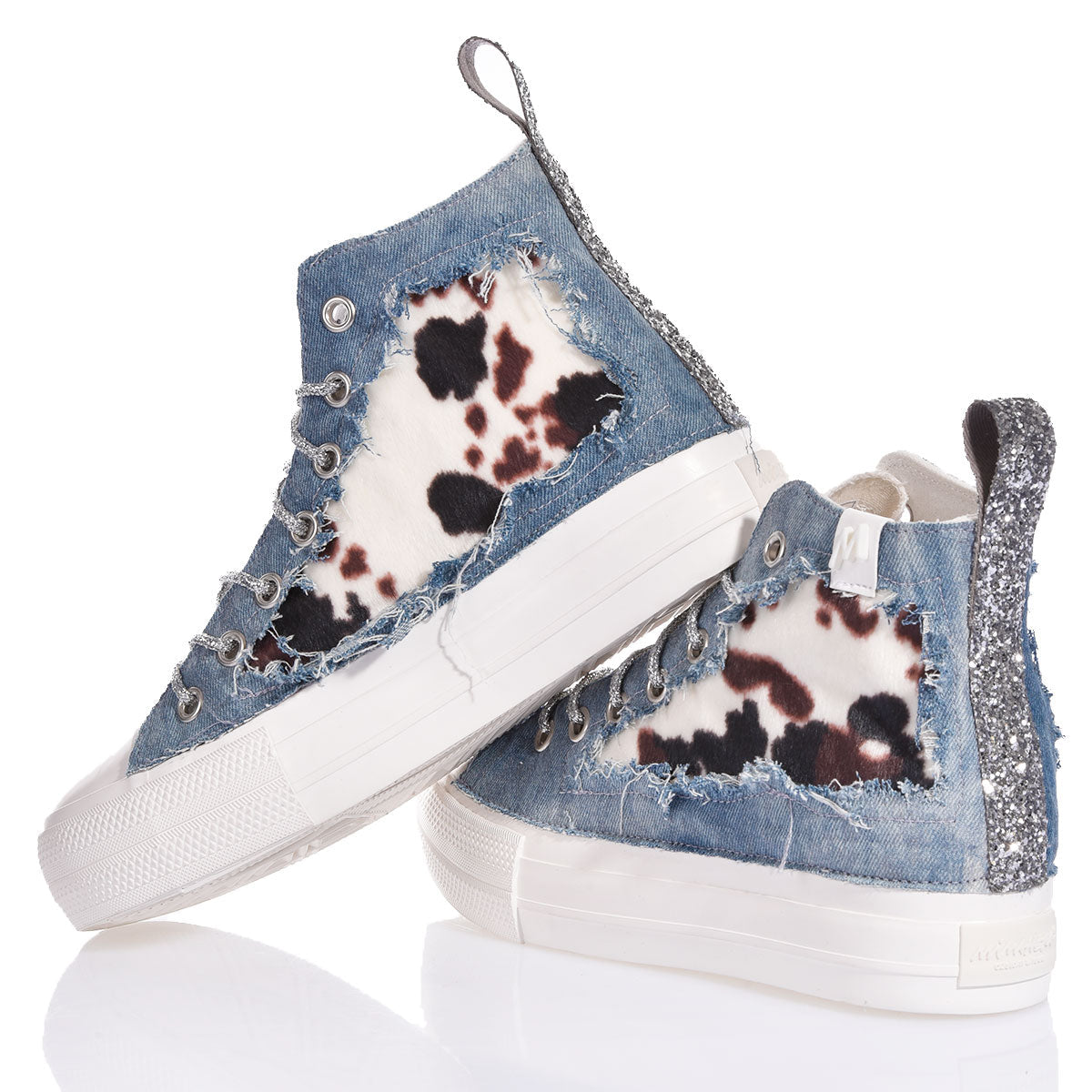 Mimanera Airlines Platform Denim Cow