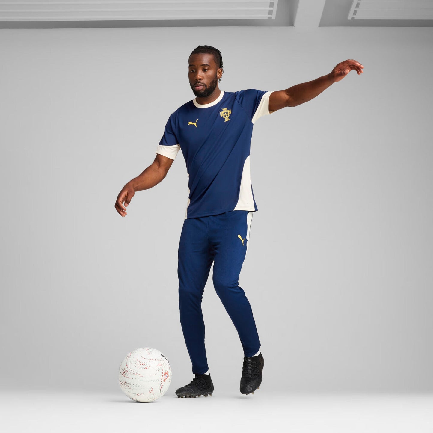 Puma Pantaloni Tuta Calcio Training FPF Portogallo Blu 2025/2026