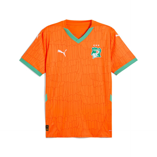Maglia Calcio Puma FIF Costa d'Avorio 2025 Home Arancione