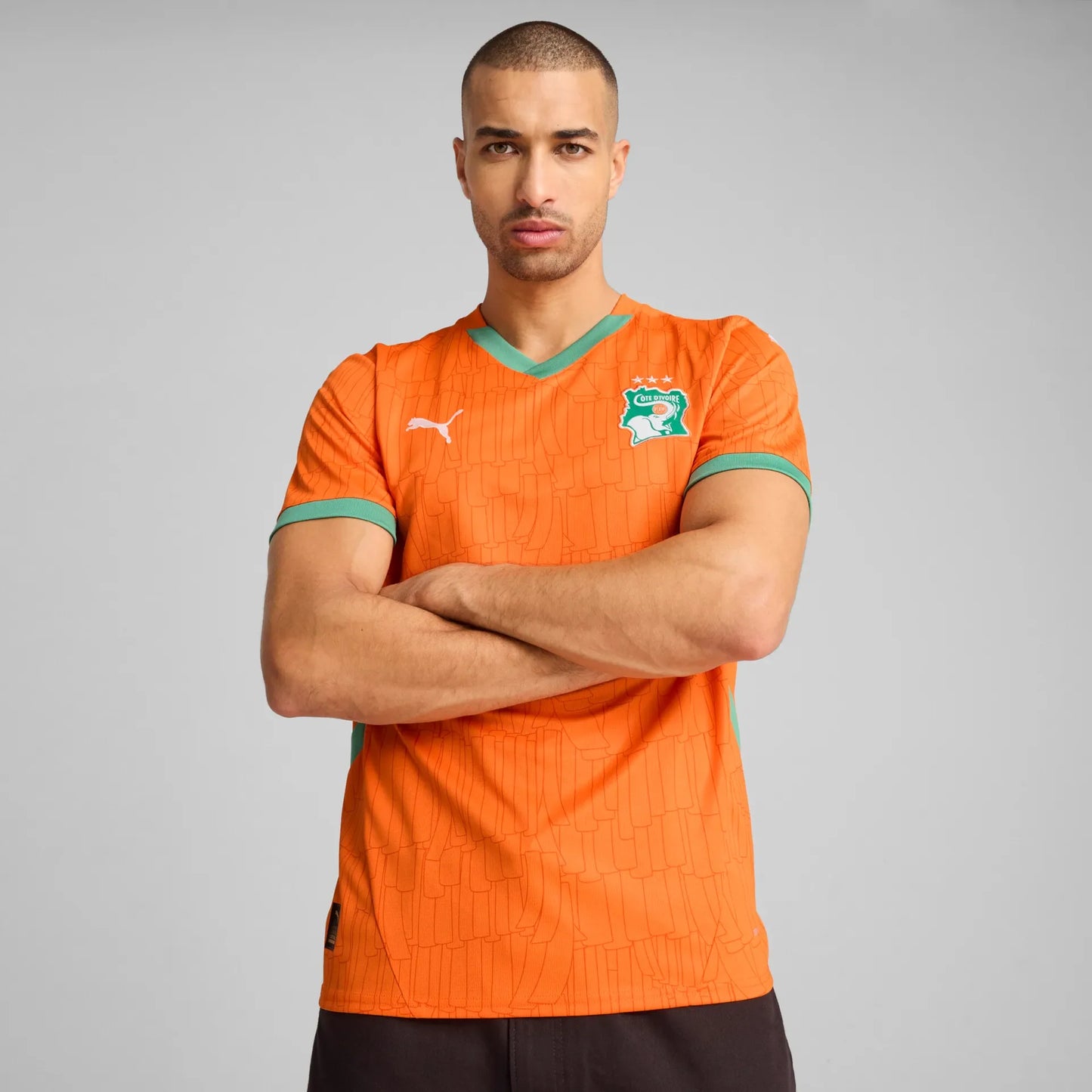 Maglia Calcio Puma FIF Costa d'Avorio 2025 Home Arancione