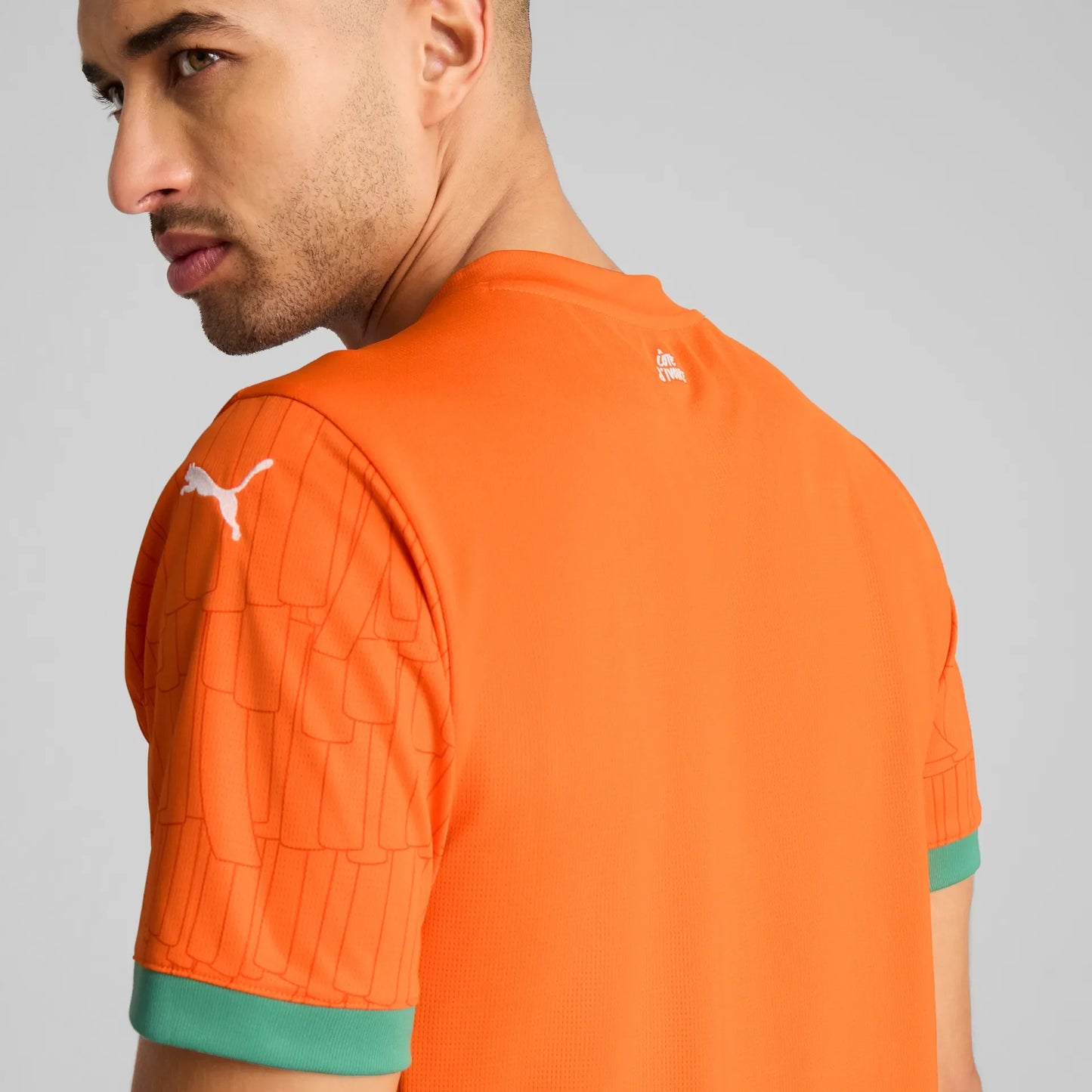 Maglia Calcio Puma FIF Costa d'Avorio 2025 Home Arancione
