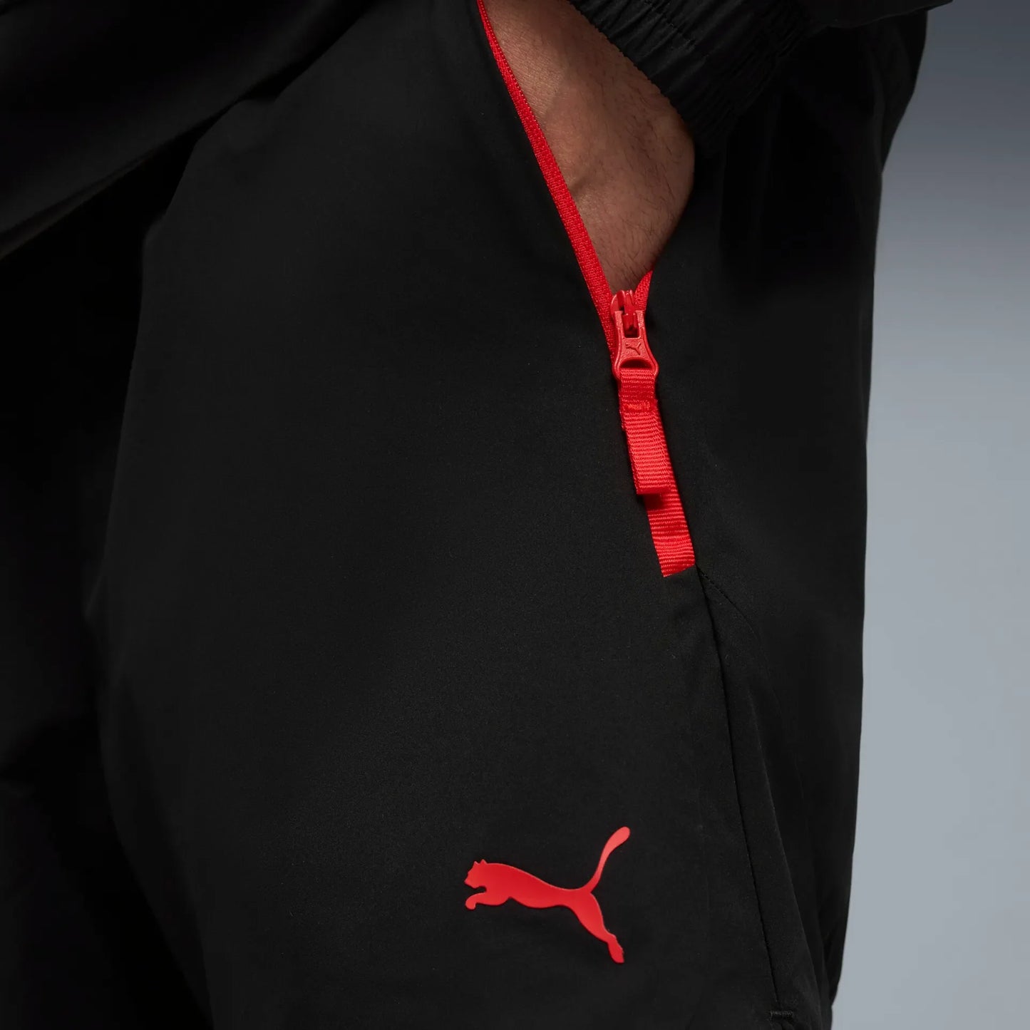 Puma ACM Pantaloncino Pumatech Relaxed Shorts Milan Nero con Tasche 2025/2026