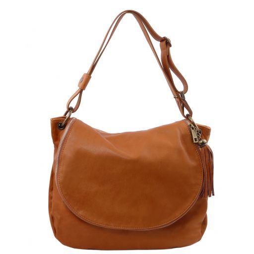TL Bag - Borsa morbida a tracolla con nappa