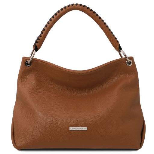 TL Bag - Borsa a spalla in pelle morbida
