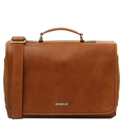 Mantova - Borsa da lavoro TL SMART multiscomparto in pelle con pattella