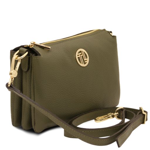 Sia - Pochette in pelle morbida