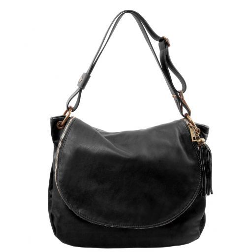 TL Bag - Borsa morbida a tracolla con nappa