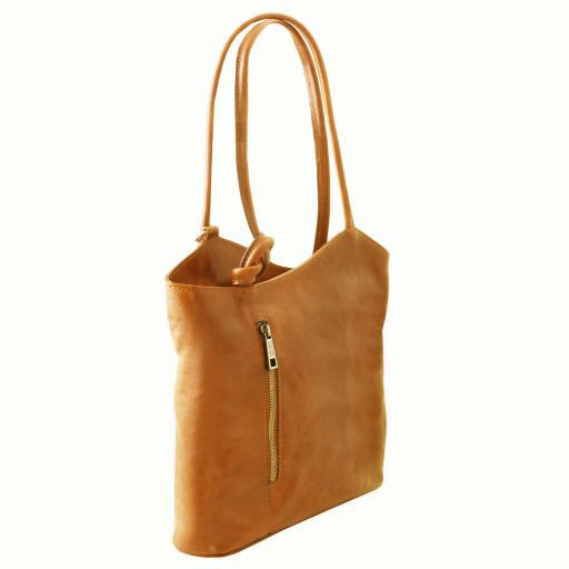 Patty - Borsa donna in pelle convertibile a zaino
