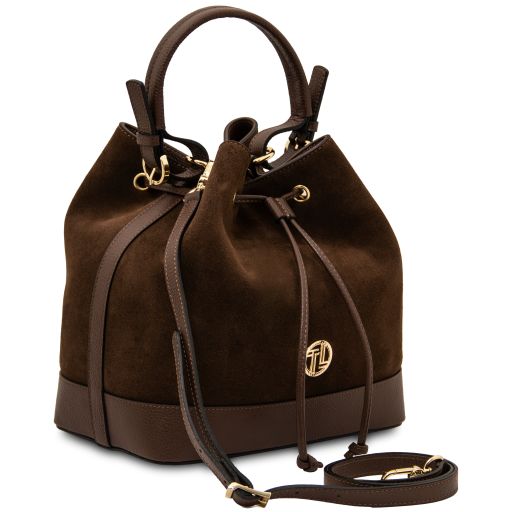 Minerva - Borsa secchiello in pelle