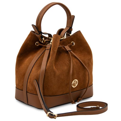 Minerva - Borsa secchiello in pelle
