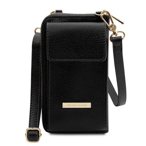 TL Bag - Portafoglio/portacellulare in pelle con tracolla