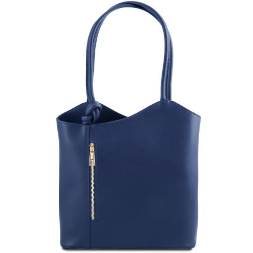Patty - Borsa donna convertibile a zaino in pelle Saffiano