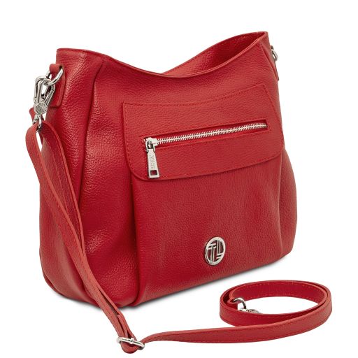 Brenda - Borsa a spalla in pelle morbida