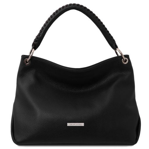 TL Bag - Borsa a spalla in pelle morbida