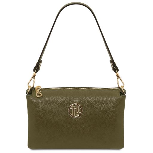 Sia - Pochette in pelle morbida